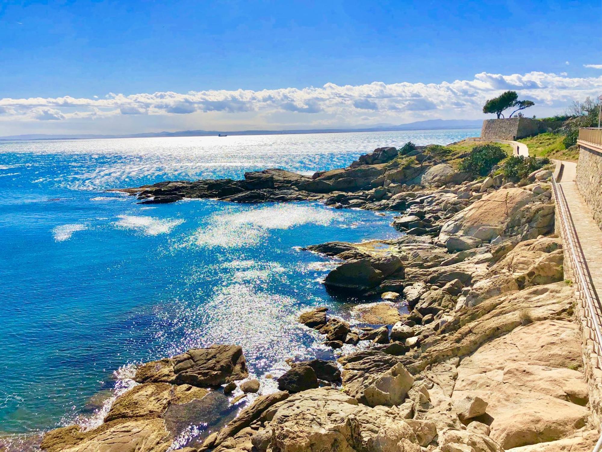 Magnifique Appartement En Front De Mer, Caneylles ロザス エクステリア 写真