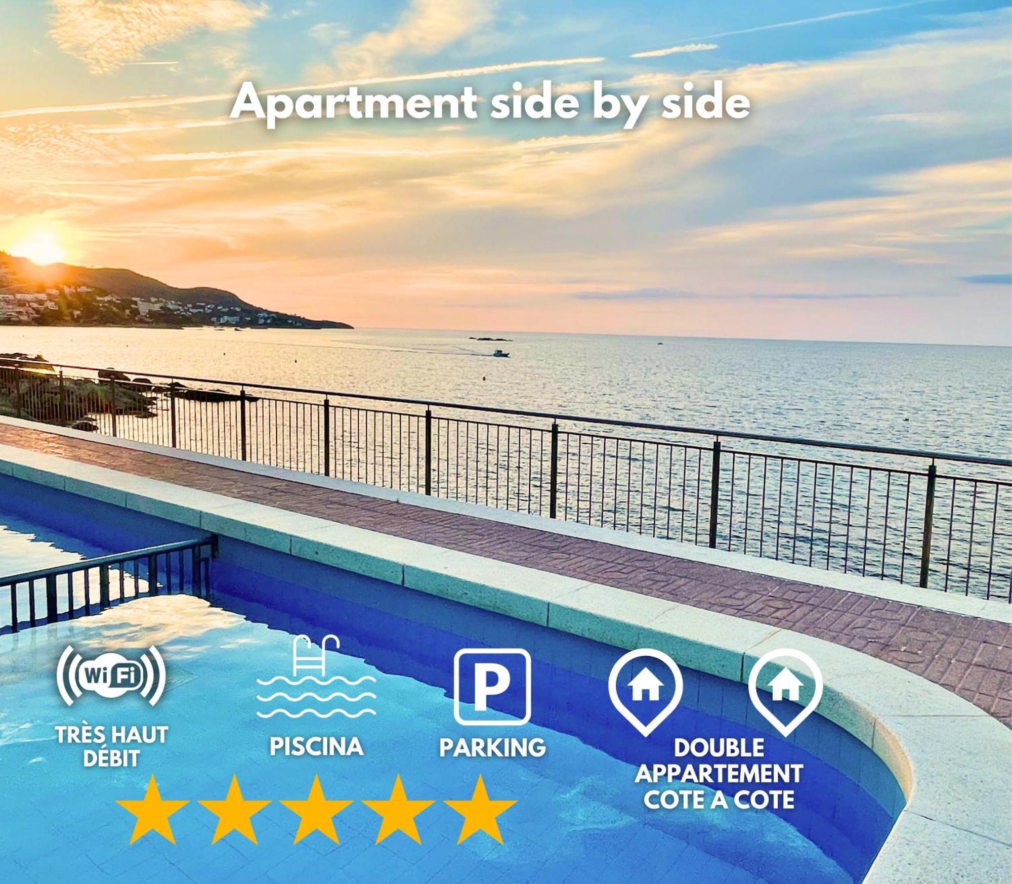 Magnifique Appartement En Front De Mer, Caneylles ロザス エクステリア 写真